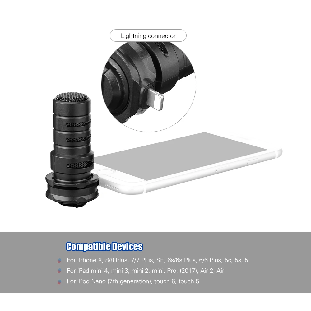 BOYA BY DM100 DM200 A7H الرقمية مكثف ميكروفون آيفون سامسونج نوع C أندرويد الهواتف باد آي بود 3.5 مللي متر