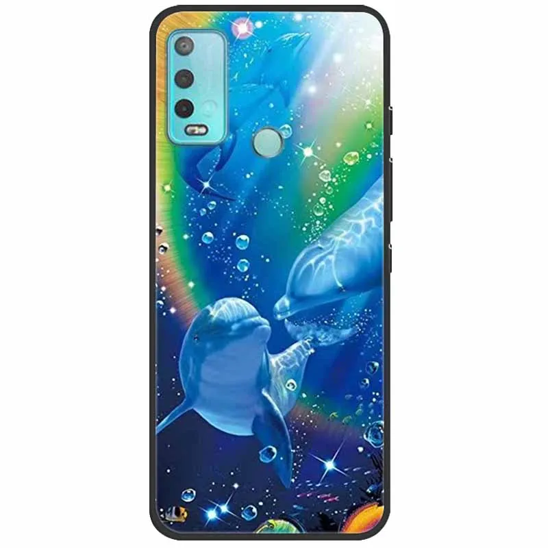 For Wiko Power U30 Case U20 U10 Soft Painted Cool TPU Black Back Cover for Wiko Power U20 Phone Cases Silicone PowerU30 U 20 10