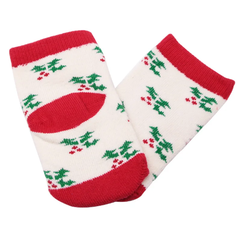 New Christmas socks 0-1 year old newborn baby socks boys and girls foot socks