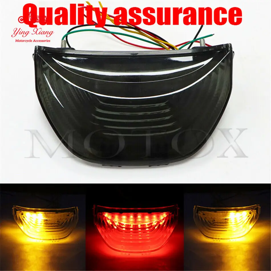 

Подходит для Honda CBR600RR F5 2003 - 2006 CBR1000RR 2004 - 2007 светодиодные задние светильник w/встроенными поворотными сигналами