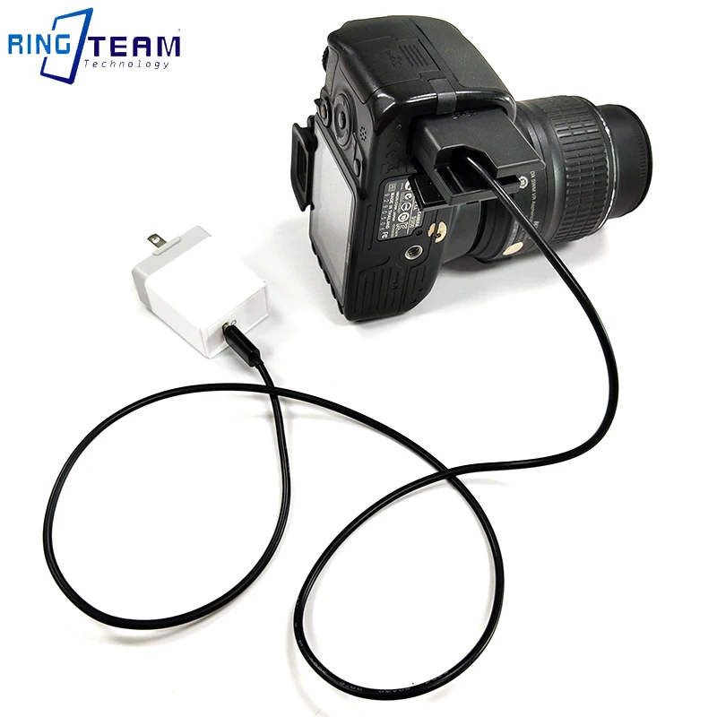 PD Type C To EN-EL14 Dummy Battery EP-5A DC Coupler Power Adapter for Nikon D5600 D5500  D5300  D5200 D5100 Cameras