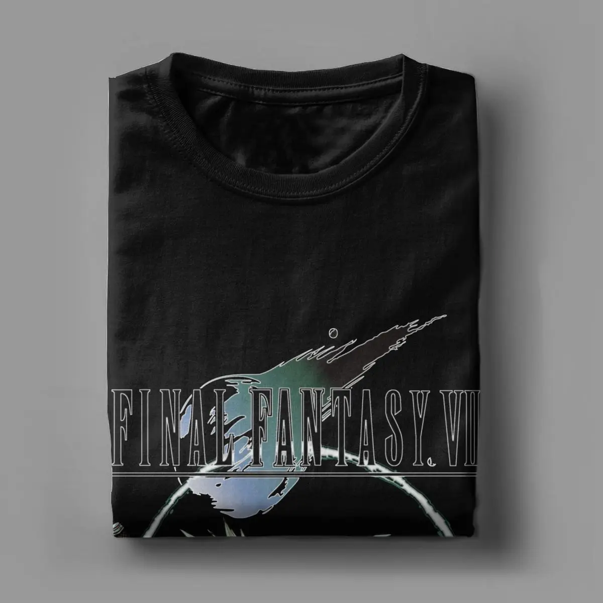 Men\'s Final Fantasy VII Cloud Sephiroth T Shirts Pure Cotton Clothes Short Sleeve Crew Neck Tee Shirt New Arrival T-Shirts