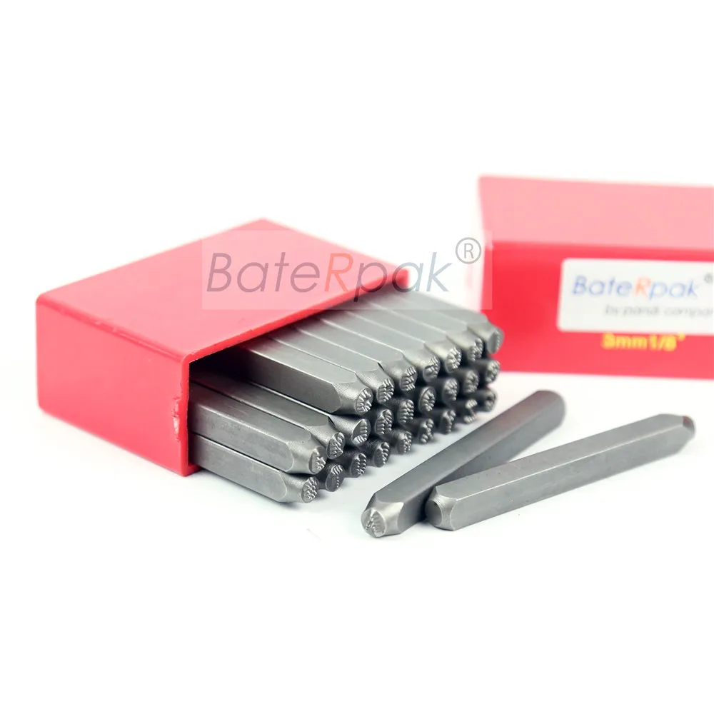 3/4/5mm A-Z Dotted steel seal,BateRpak car chassis Steel word punch stamp/matrix do stamp letters,27pcs/box