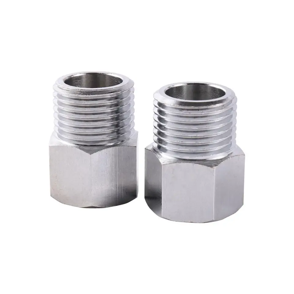 Adaptateur Filetage M18 Vers 1/2" Ou 3/4" – Connecteur Cuivre Nickelé Pour Pompe à Eau, Réservoir, Plomberie