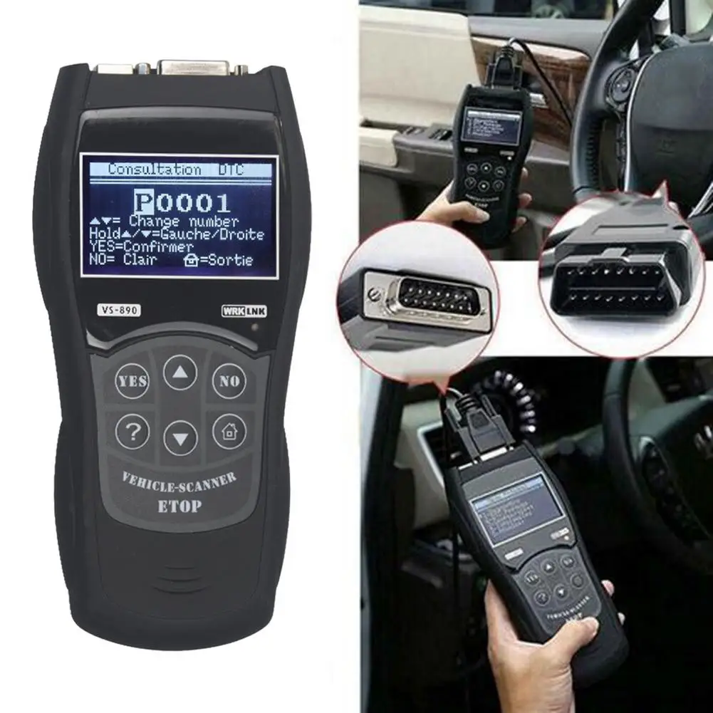 

Multi-Language Car Detector Car Code Reader Scarlet Dark Blue