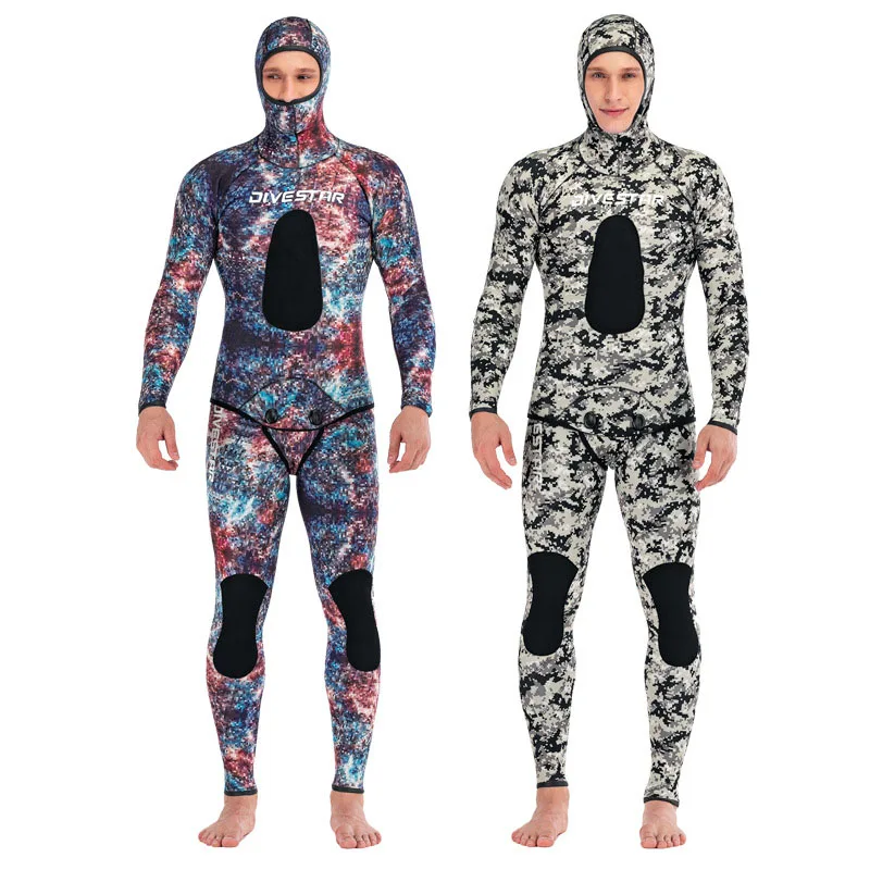 3MM Yamamoto Diving Suits 2 pcs wetsuit for Men Long Sleeve Keep Warm Wetsuits Spearfishing Rash Guards Surfing Swimsuits