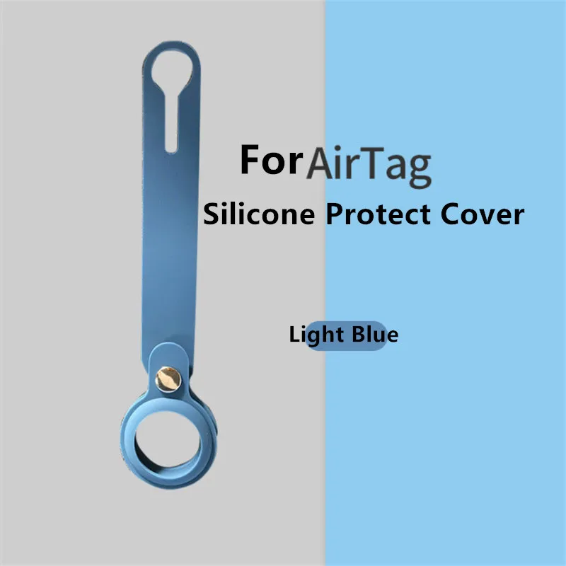 Weiche Schutz Abdeckung Mit Keychain Für AirTags Stoßfest Anti-scratch-Anti-herbst Ärmel Schutzhülle Shell Für Luft tag