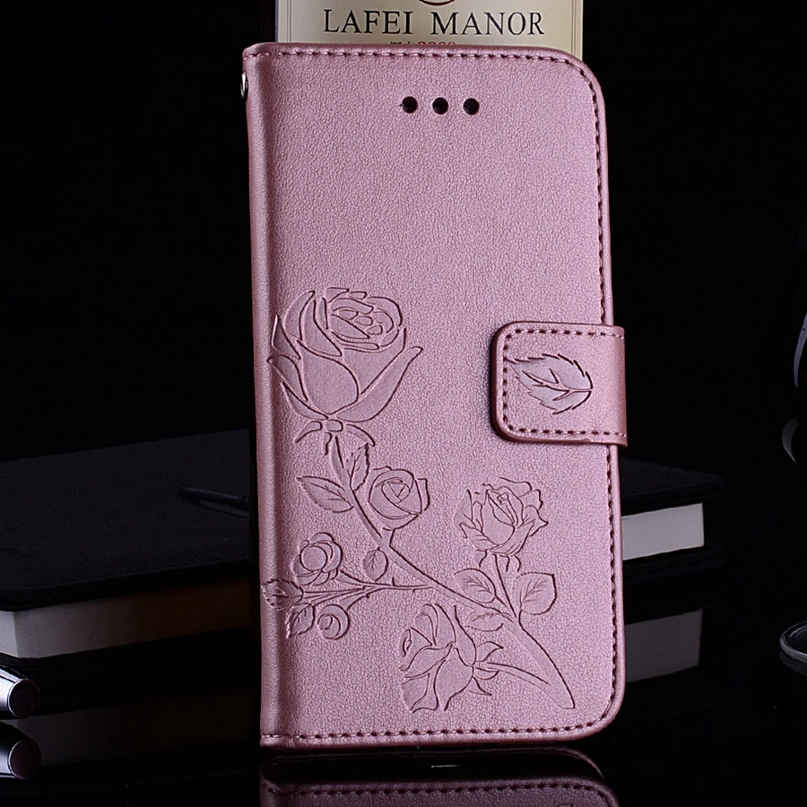 Rose Wallet Leather Case on redmi Note 9S 9 Pro 8Pro 8T 7 Flip Girls Case on Redmi 9A 9 9C 8 7A 8A GO Cover for xiaomi Mi 9T Pro