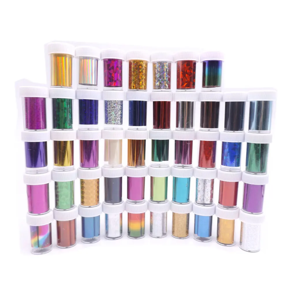 

Warm Girl 5pc/lot Starry Sky Stars Nail Art Stickers Tips Wraps Foil Transfer Adhesive Glitters Acrylic DIY Decoration