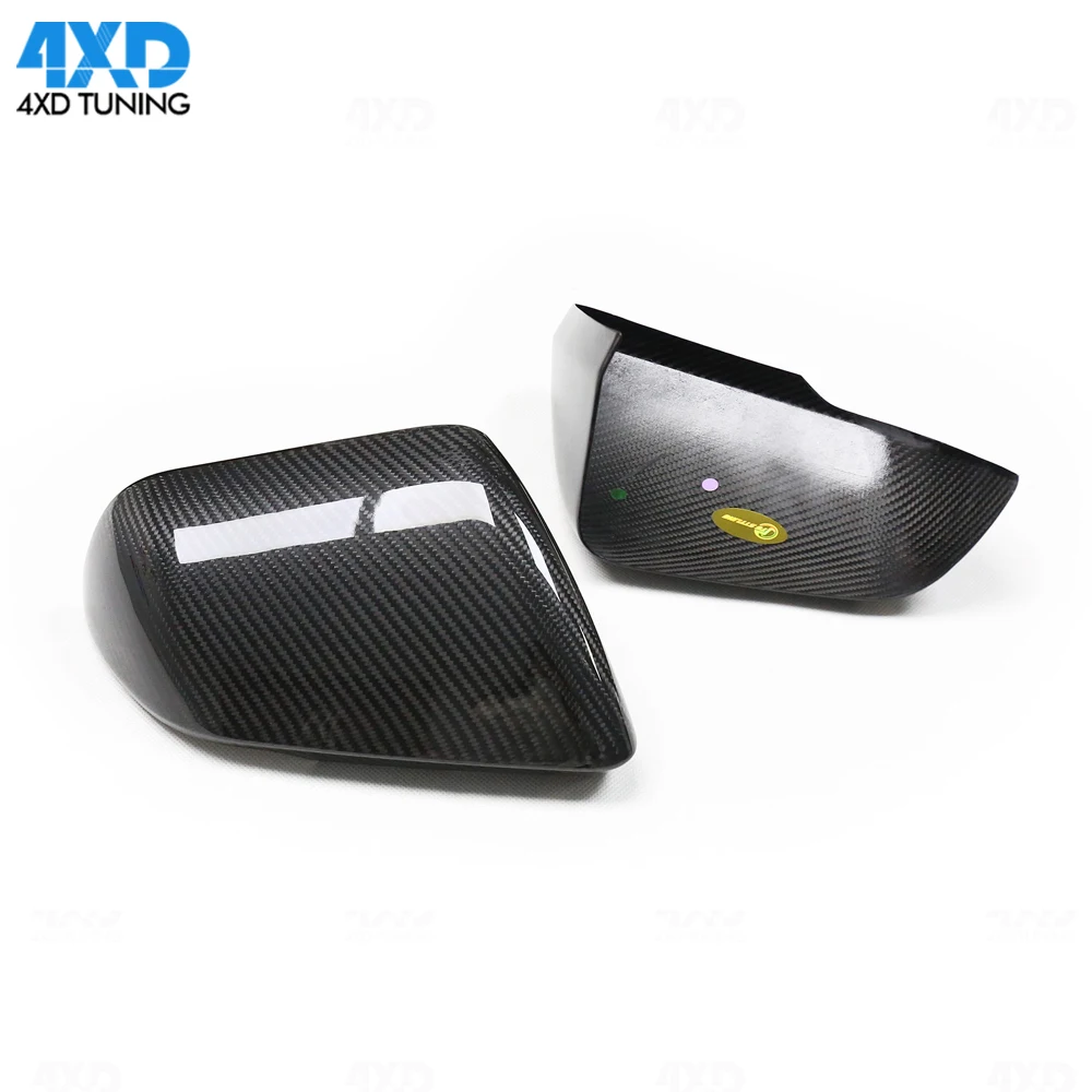 Dry Carbon Mirror Cover For Ford Mustang RearView Mirror Cover with Tuning Light Europe & America Model 2014 2015 2016 2017 2018 - Image 5