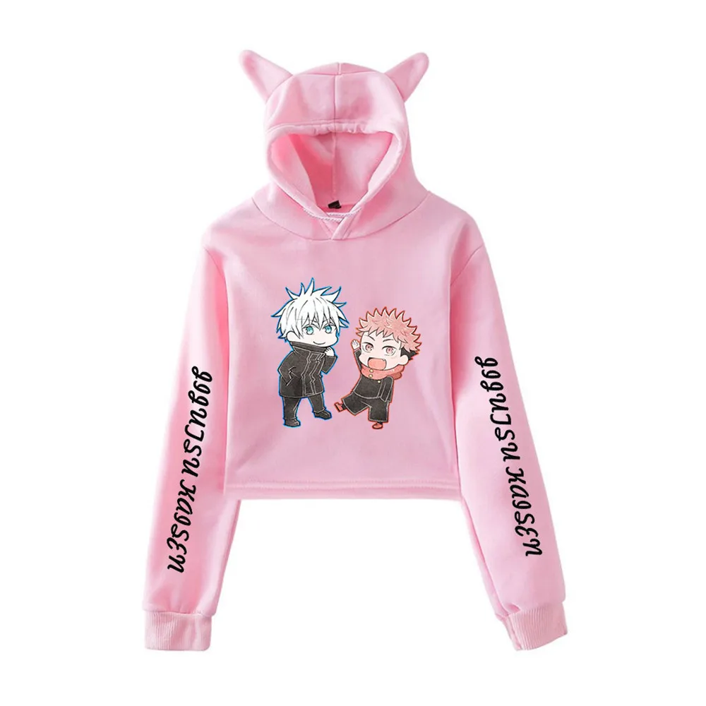 

Jujutsu Kaisen Hoodies Anime Print Pullover Fashion Sweatshirt Spring and Autumn Warm Women Hoodie