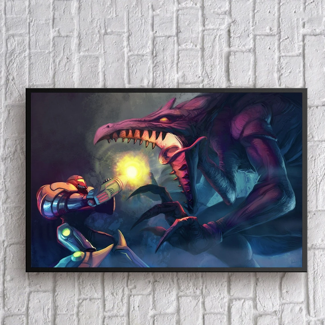 Metroid Game Poster Home Decoration Wall Painting (No Frame)