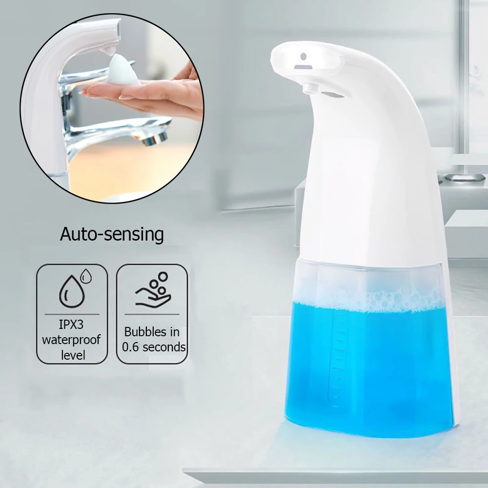 Bathroom ABS Automatic Foaming Soap Dispenser Infrared Induction Hand Washing Machine Intelligent Foam Soap Dispenser