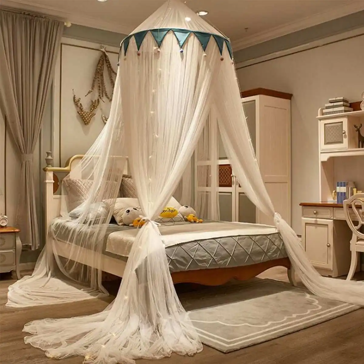 

Princess Bed Mosquito Net Canopy Bed Camping Mosquito Net Mosquito Repellent Net Insect Curtain Bed Tent