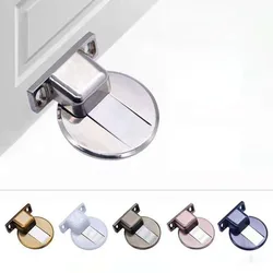 Magnetic Door Stop Stainless Steel Door Holder Stopper Hidden Door Catch Nail-free  Furniture Hardware Floor Door stopper