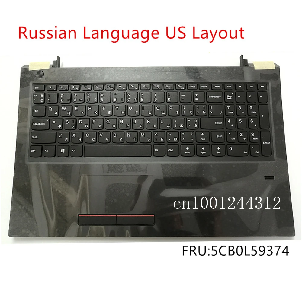 

Russian New For V310-15 V310-15ISK V310-15IKB Palmrest Upper Case Keyboard Bezel Cover Touchpad Fingerprint 5CB0L59374