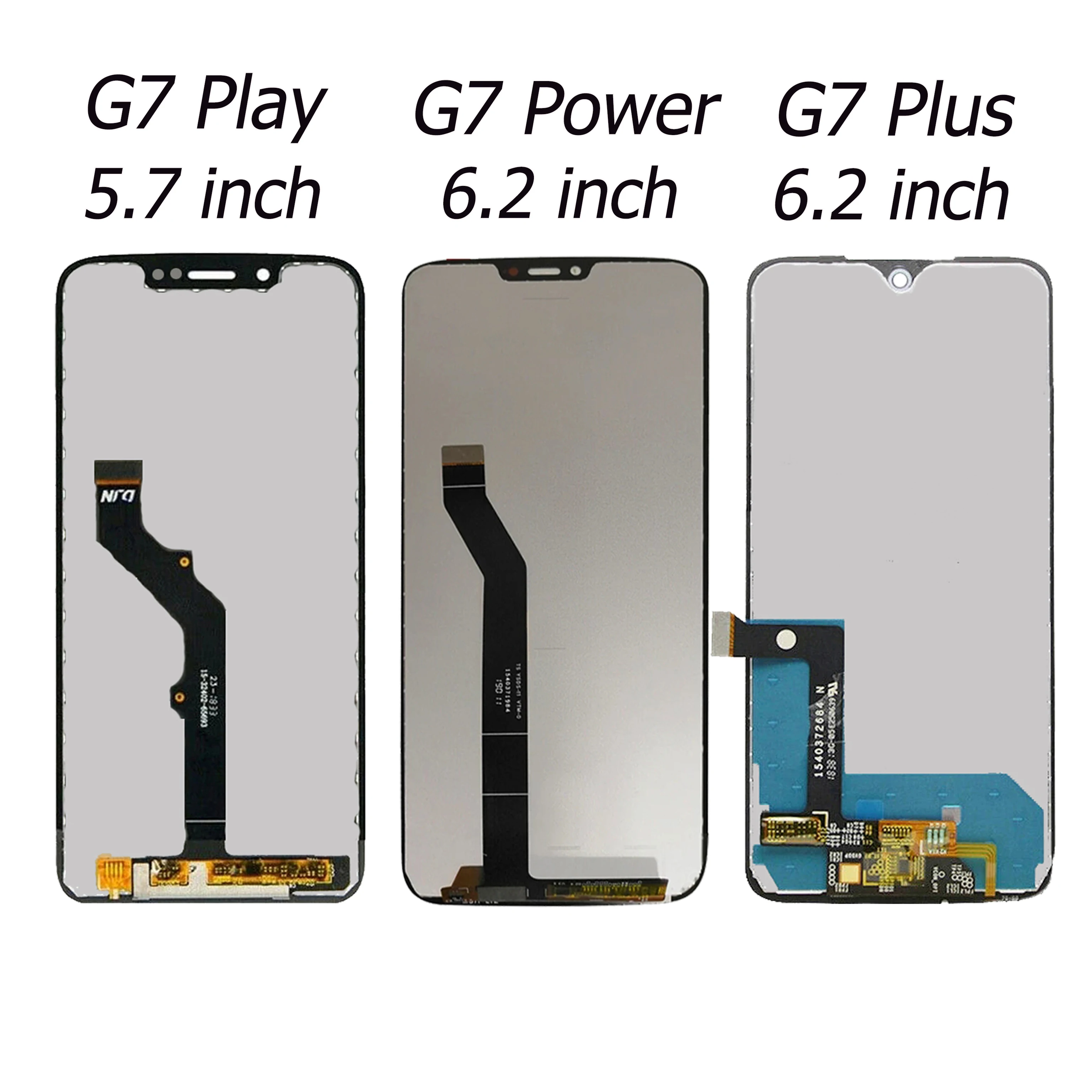 For Motorola Moto G7 XT1962 LCD G7 Play XT1952 Display Touch Screen Sensor Panel Digitizer Assembly New For Moto G7 Power LCD