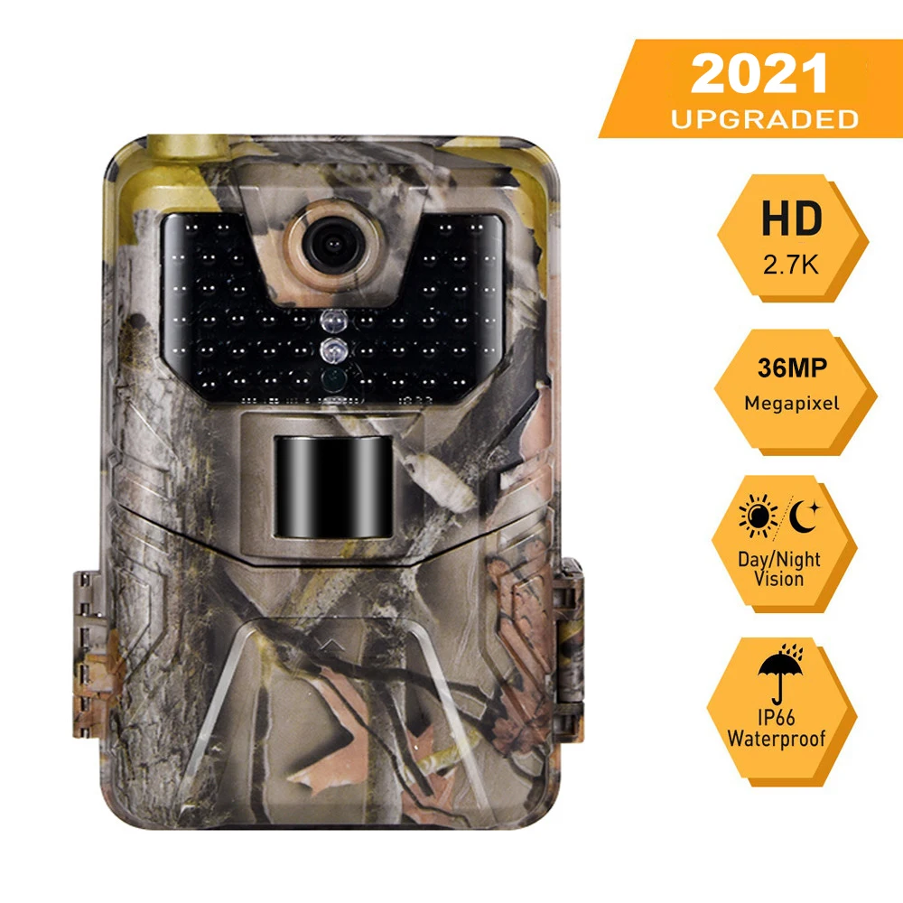 

36MP 2.7K Trail Camera Wireless Hunting Cameras HC900A PhotoTraps Night Vision Wildlife Surveillance Wild Tracking Cam