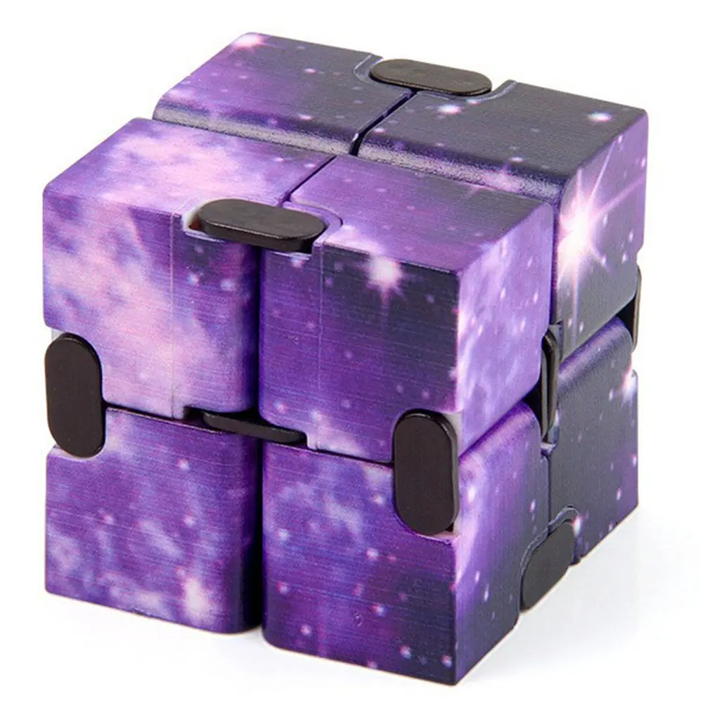 Starry Sky Infinity Magic Cube Square Puzzle Toys allevia lo Stress gioco a mano labirinto a quattro angoli giocattoli bambini decompressione per adulti