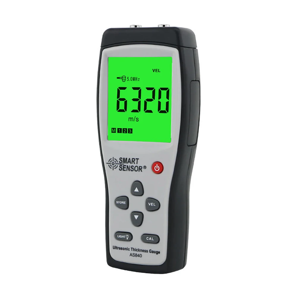 Imagem -03 - Inteligente Sensor Handheld Ultrasonic Medidor de Espessura Lcd Digital Espessura Tester Profundidade Medidor Alta Precisão 12225 Milímetros