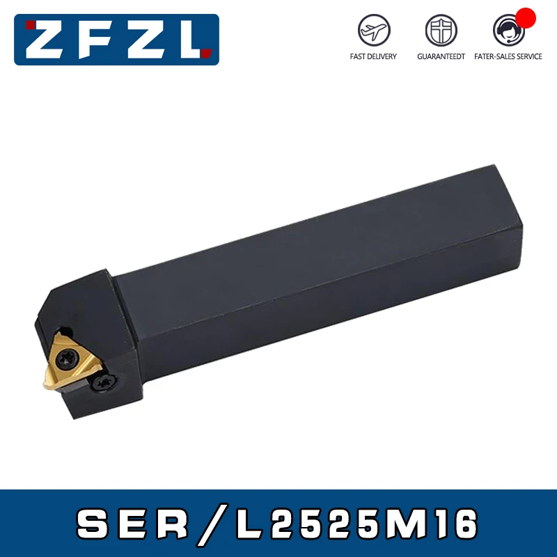 1pcs SER2525M16 SEL2525M16 External Threaded Tools SER2525 SEL2525 CNC External thread Turning tool rod SER SEL Lathe Cutter