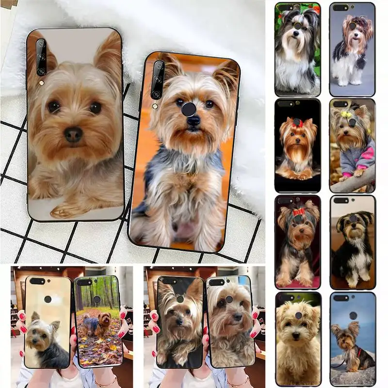 Yorkshire Terrier Dog Phone Case For Huawei Honor 7A 7C 8 8x 9 10 20lite Fundas Coque for Honor 10i 20i Capa