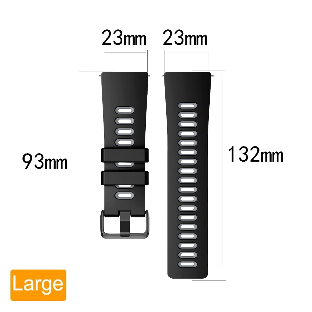 For Fitbit Versa Silicone Strap 23mm Compatible for Versa 2/Versa Lite Edition Watchband for Versa Special Edition Bracelet