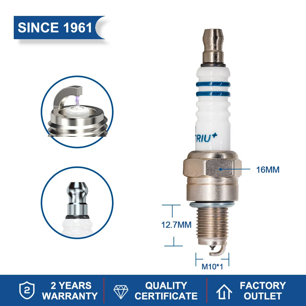 Candle Replacement for Candle CR7HSA Spark Plug Iridium Bujia TORCH A7RIU+ A7RIU A7RTC A7TC New Longer Life Time