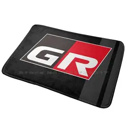 Gr Yaris Gazoo Racing A91 Racing Stripes Entrance Door Mat Bath Mat Rug Kitschvalentine Red Heart Romantic Holiday Romance