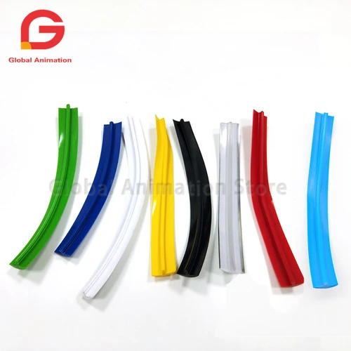 Imagen 2 del producto Moldura en T de plástico de 16,4 pies, 5m de longitud, 16mm /19mm de ancho, moldura en T para Arcade MAME, gabinete de máquina de juego cromado/negro