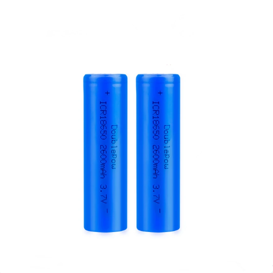 1pcs/lot 100% 18650 rechargeable battery 3.7v 2600mAh 18650 lithium ion toy battery