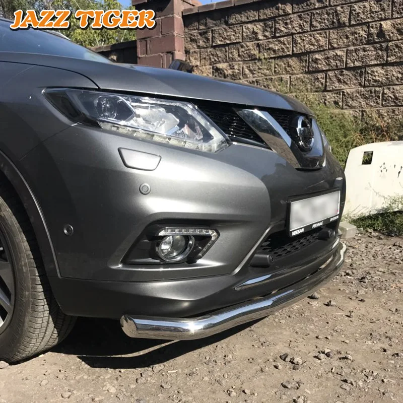 Daytime running lights For Nissan X-trail Xtrail T32 2014 2015 2016 Drl with turn signals LED  For car auto DRL Fog headlights