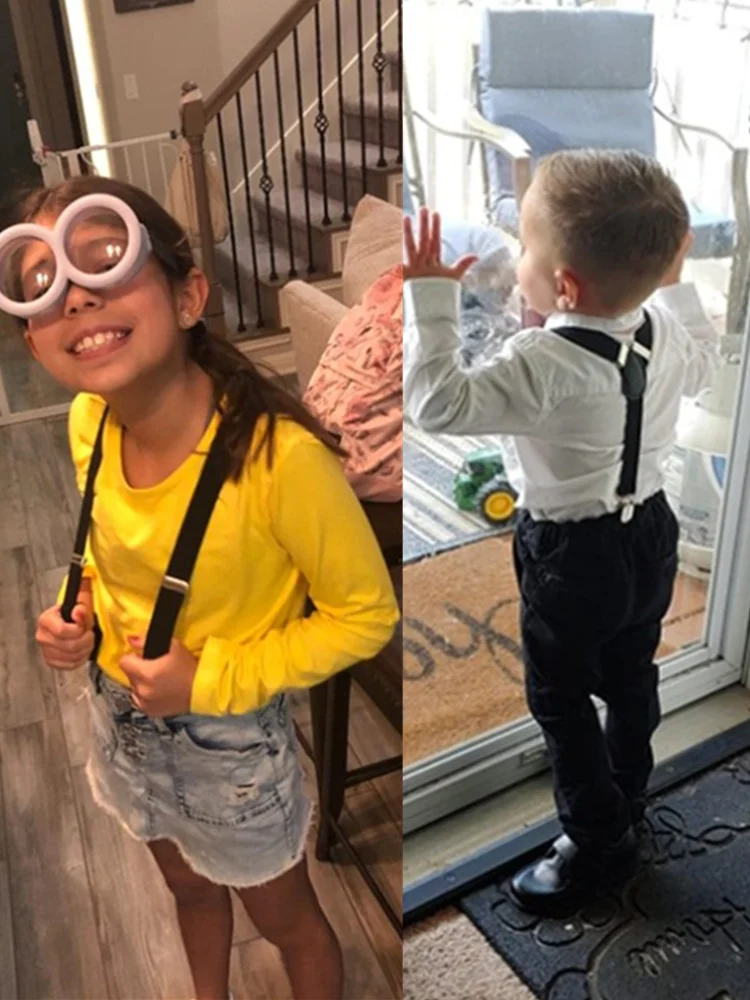 100pcs/lot Wholesale 42 candy colors baby Suspenders Y -back adjustable Braces for boys and girls