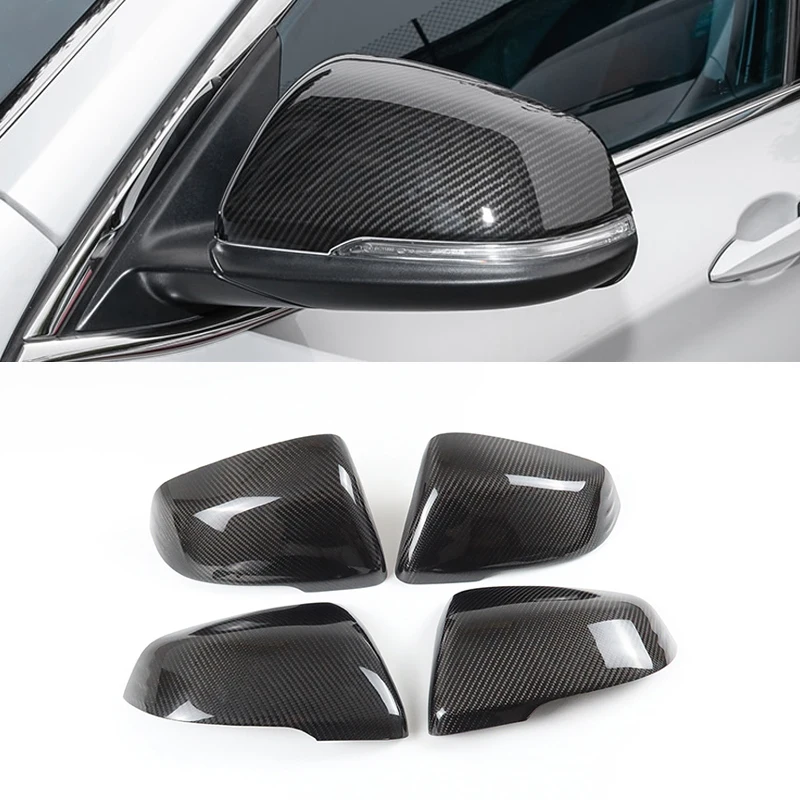 

2pcs Real Carbon Fiber Mirror Cover Side Rearview Caps Accessories For BMW X1 F48 F49 F45 F46 F52 F39 X2 Z4 G29 F40 F44 F46