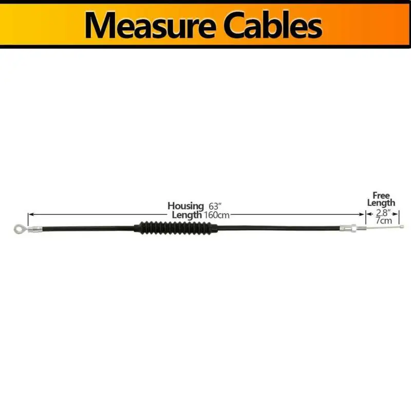 Motorcycle Clutch Cable For Harley Road King FLHR Electra Glide FLHT FLTR LHTC FLHTCU-I FLHX FLHX-I