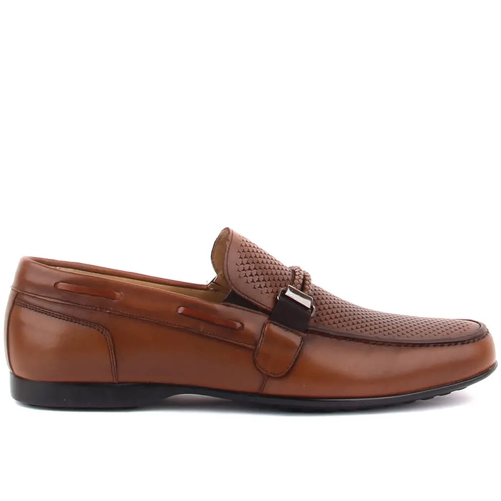 Fosco-Tan Kulit Pria Klasik Sepatu