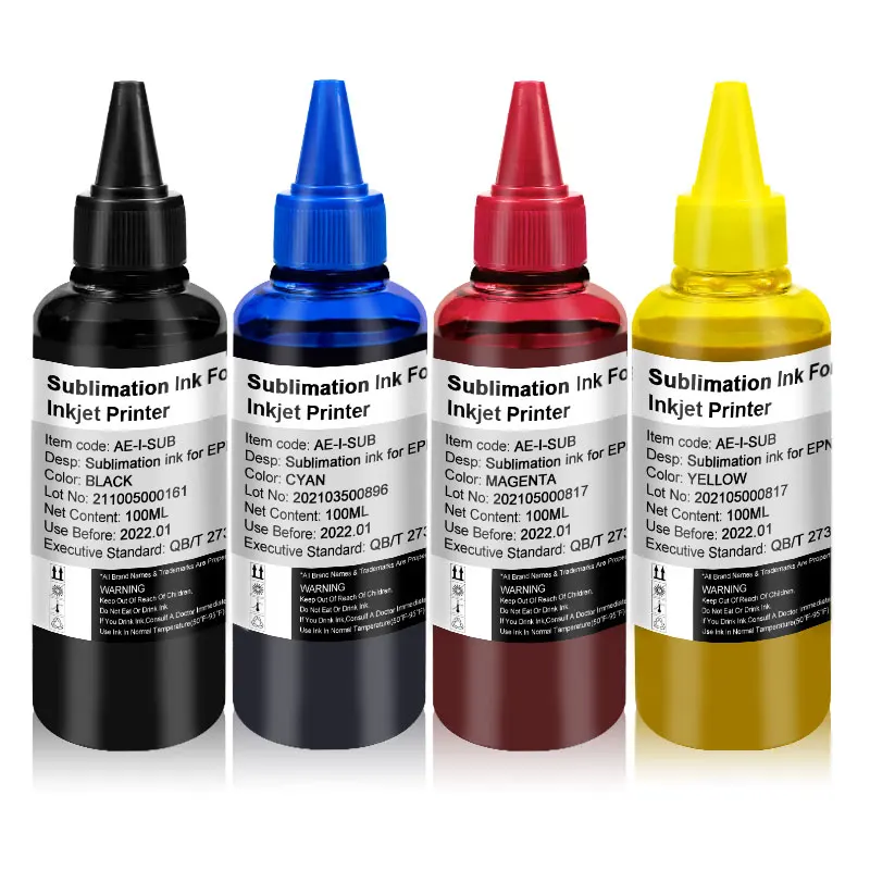 Imagem -02 - Morepage-tinta Sublimação de Recarga Universal para Epson S22 Wf4630 Wf4640 Impressoras Wf5110 Tinta de Transferência de Calor Cores 100ml