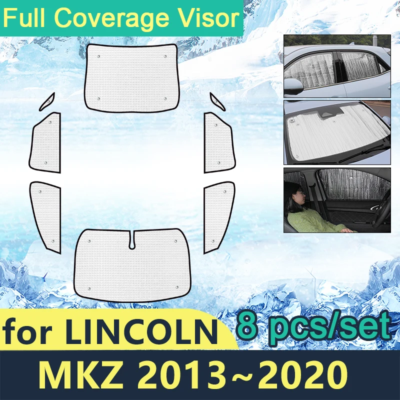 

Солнцезащитные очки с полным покрытием для Lincoln MKZ 2013 2014 2015 2016 2017 2018 2019 автомобильные ветрозащитные аксессуары