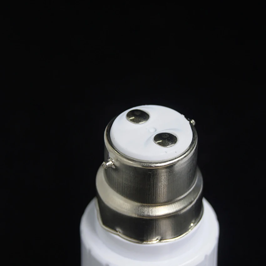 Adapter gniazda światła B22 na E27 Podstawa konwertera Aluminiowy uchwyt żarówki Adapter konwertera do żarówki LED, obudowa PC
