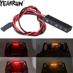 YEAHRUN LED Light Bar RC Car Roof Headlights 5LEDs Night Headlamps for 1/10 Axial SCX10 TRX4 Bronco TRX6 Upgrade Parts