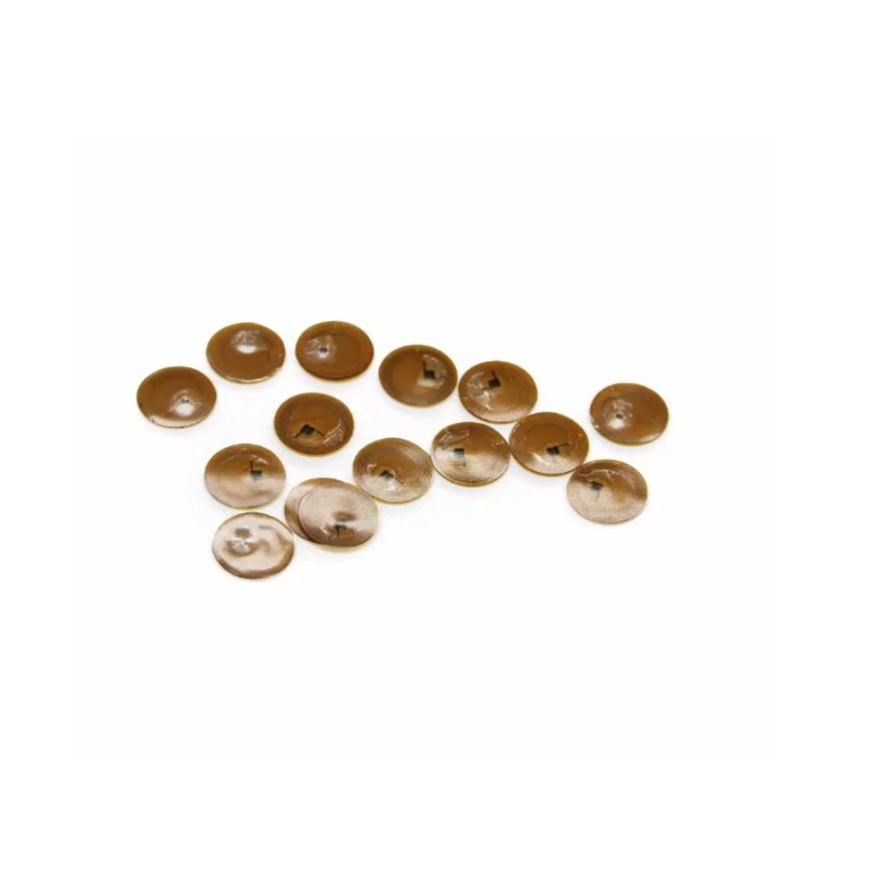 20 Piece 13.56MHZ FPC Sticker Microcircuits Nail Tag Micro Anti Metal NFC213 144 Byte Diameter 8mm Tape on the Back