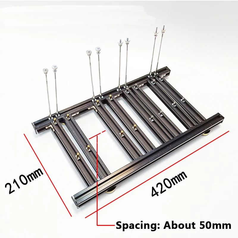 Porte-cartes de plongée 4GPU, base de carte graphique externe, support ouvert, prise en charge de l\'exploitation minière, bricolage