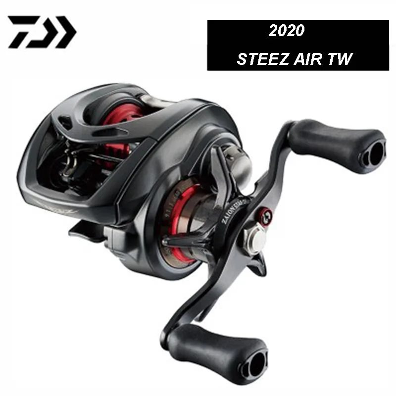 

2020 NEW Original DAIWA STEEZ AIR TW Micro wheel 500H 500HL 500XXH 500XXHL Fishing Reel Baitcasting Reel 12BB+1RB Fishing Wheel