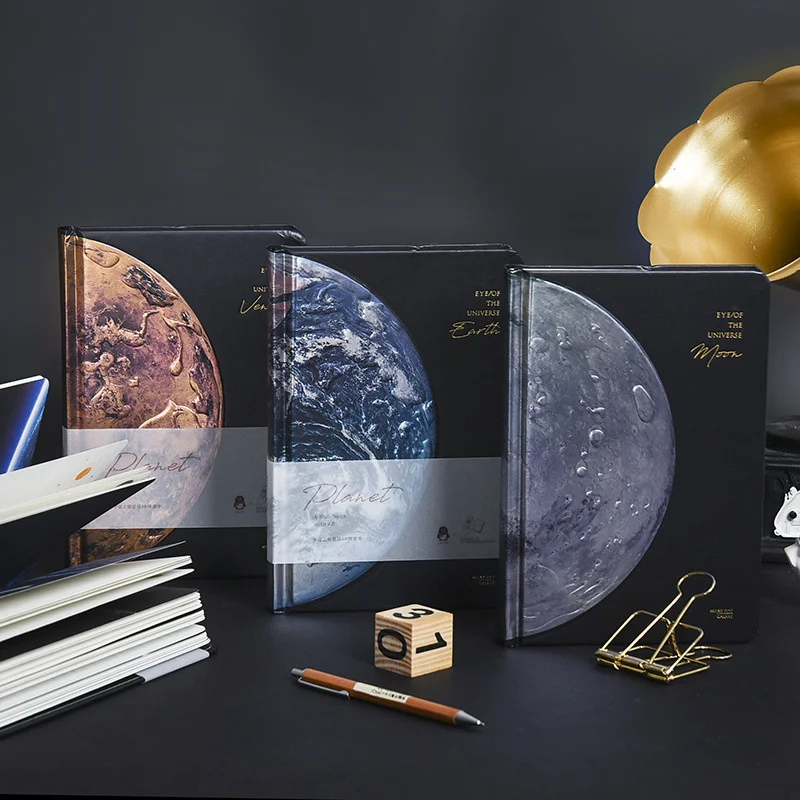 2020 AR Universe Book 별이 빛나는 하늘 노트북 VR Planner For Venus 목성 지구 달 과학 기술 도서 핸드 북