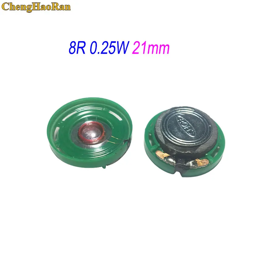 1pcs Ultra-thin speaker Doorbell Toy-car horn 8 16 32 ohms 0.25 0.5 watt 0.25W 0.5W 8R 16R 32R Diameter 20/21/23/27/29/36/40 MM