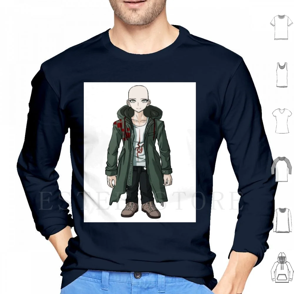 Nagito Sans Hoodie Long Sleeve Undertale Danganronpa Nagito Komaeda Sansmaeda Nagito Sans Sans Komaeda Nagito Undertale