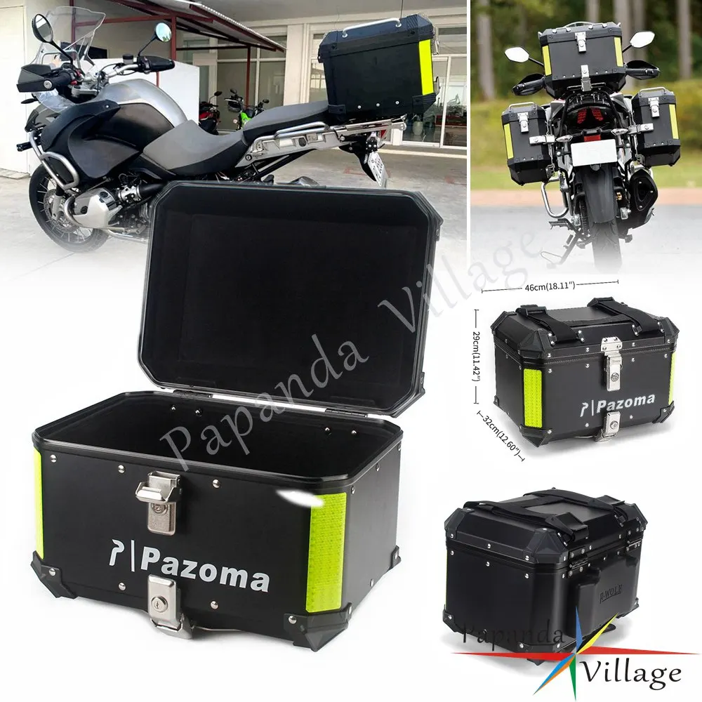 42L Rear Luggage Trunk Storage Box Motorcycle Top Case Toolbox Waterproof Tail Boxes for BMW R1200GS R1250GS F750GS F850GS Honda