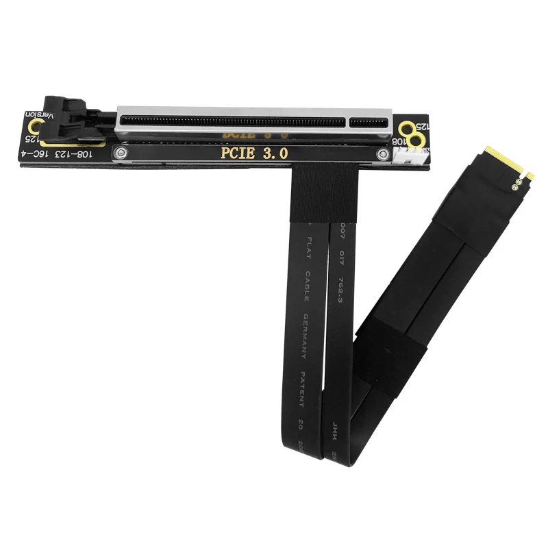 M.2 Ngff Nvme Sleutel M Extender Kabel Naar Pcie X16 Videokaart Riser Adapter 16x Pci-E Pci-Express Voor m2 2230 2242 2260 2280