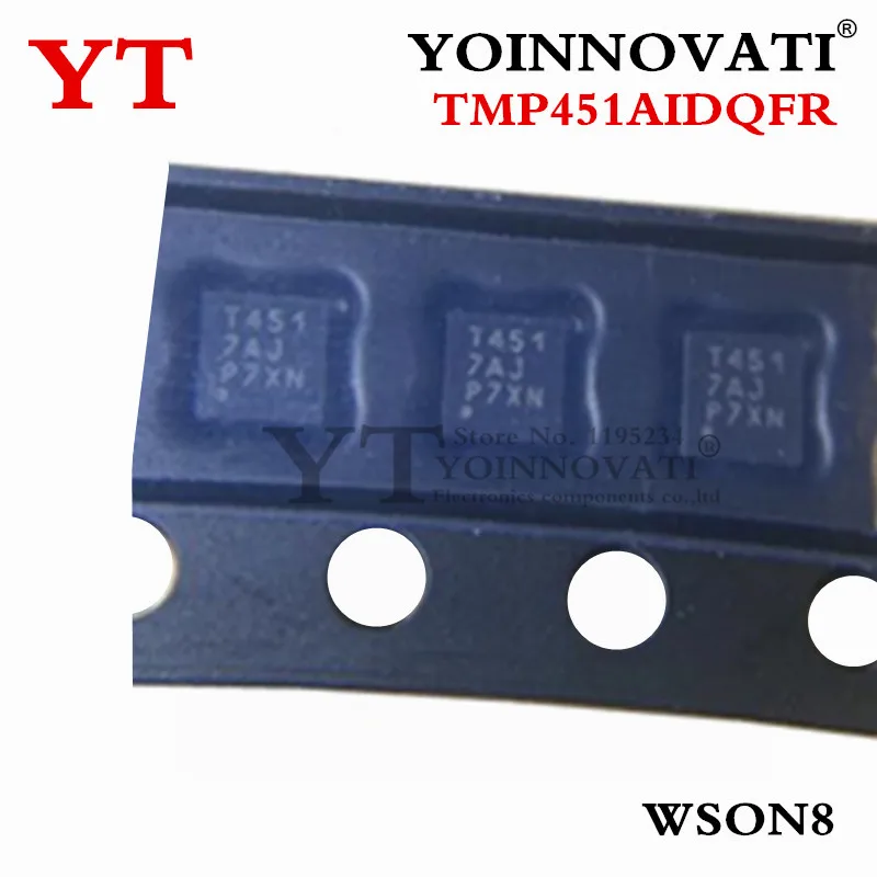 

10 шт./лот TMP451AIDQFR T451 TMP451A WSON8 IC