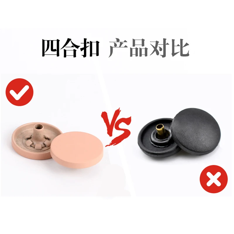 10 Sets/Lot High-Quality Metal Brass Painted Color Press Studs Sewing Buttons Snap Fasteners